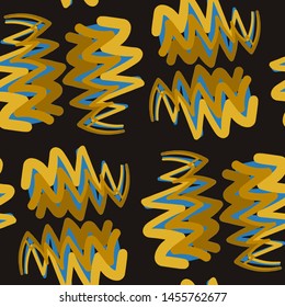 Abstract pattern in line art style. Seamless geometric abstract pattern. Grunge texture. Vector seamless background. Simple vector illustration. Trendy art background for any purposes