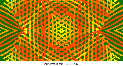 abstract pattern line decoration on green background