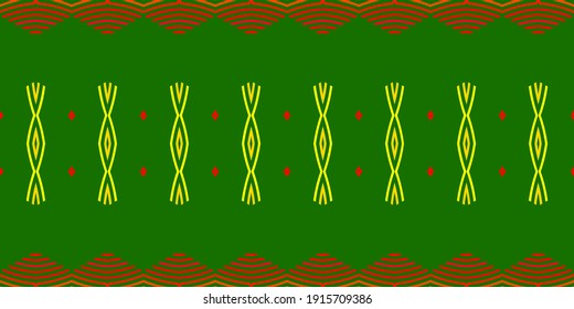 abstract pattern line decoration on green background