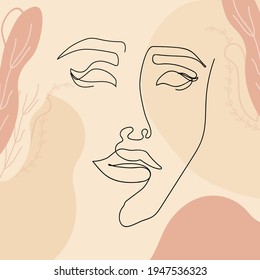 Abstract pattern. Line symbol. Abstract art illustration. Simple minimalist icon. Vector pattern. Continuous one line drawing.