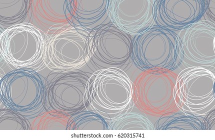 abstract pattern linear circles