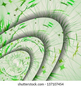 Abstract pattern of lines, colorful digital illustration.