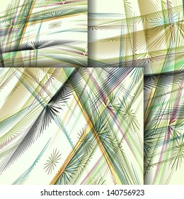 Abstract pattern of lines, colorful digital illustration.