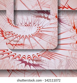 Abstract pattern of lines, colorful digital illustration.