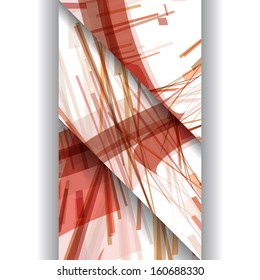 Abstract pattern of lines, colorful digital illustration.