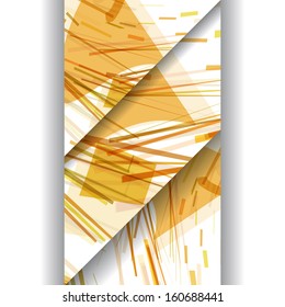 Abstract pattern of lines, colorful digital illustration.