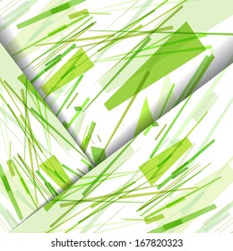 Abstract pattern of lines, colorful digital illustration.