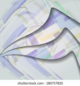 Abstract pattern of lines, colorful digital illustration.