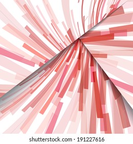 Abstract pattern of lines, colorful digital illustration.