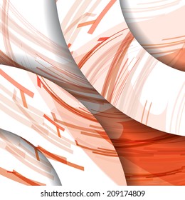 Abstract pattern of lines, colorful digital illustration.