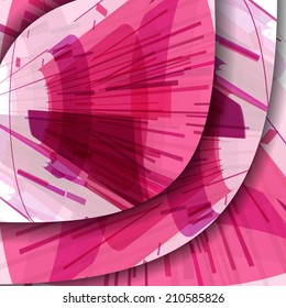 Abstract pattern of lines, colorful digital illustration.