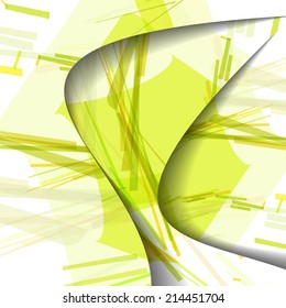 Abstract pattern of lines, colorful digital illustration.