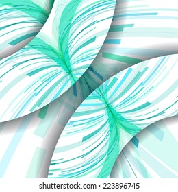 Abstract pattern of lines, colorful digital illustration.