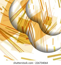 Abstract pattern of lines, colorful digital illustration.