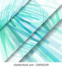 Abstract pattern of lines, colorful digital illustration.