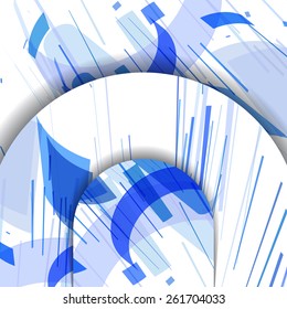Abstract pattern of lines, colorful digital illustration.