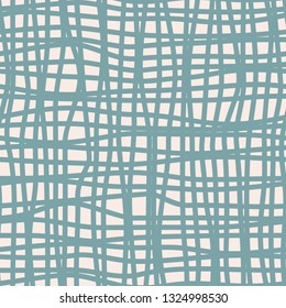 Abstract pattern with lines similar to gauze. Background with curved lines. Ornament in blue color.