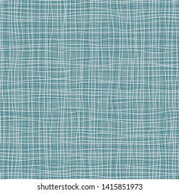Abstract pattern with lines similar to gauze. Background with curved lines. Ornament in turquoise and white colors.