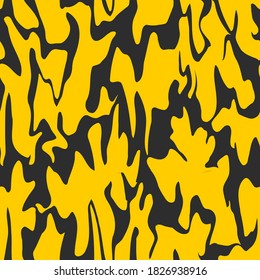 Abstract pattern with liquid texture. Vector seamless background for textile fabric design, paper and website design.