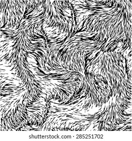 Abstract pattern It looks like of fur texture. vector art illustration. 