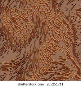 Abstract pattern It looks like of fur texture. vector art illustration. 