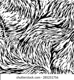 Abstract pattern It looks like of fur texture. vector art illustration. 