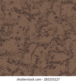 Abstract pattern It looks like of fur texture. vector art illustration. 