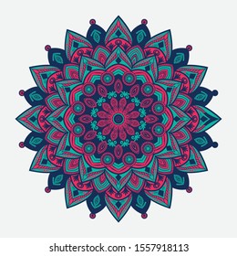 Abstract pattern luxury mandala design