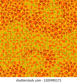 Abstract pattern made of five-pointed stars. Camouflage texture. Multicolored background. The drawing shows a network of small squares.