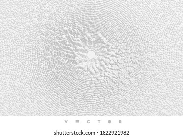 Abstract pattern made of white spheres. Design for banner, flyer, poster, cover or brochure.