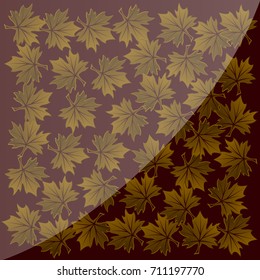 abstract pattern of maple leaves