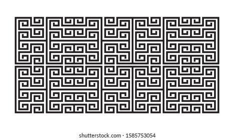 abstract pattern maze vector design 