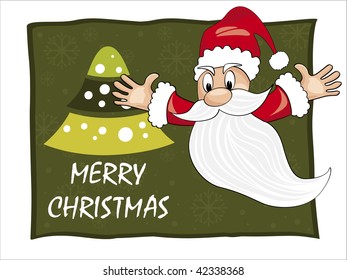 abstract pattern merry christmas background, vector illustration