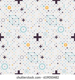 Abstract pattern with minimalistic geometric elements