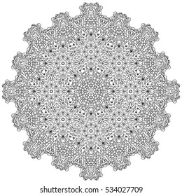 Abstract pattern model . Mandala pattern repetition. Vintage background. Seamless pattern can be used for wallpaper , patterns, textiles, tissue, packaging, surface texture to the design.