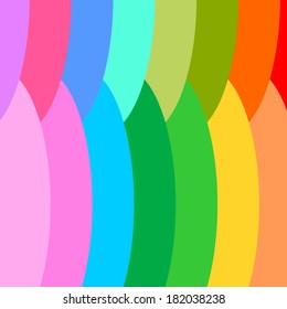 Abstract Pattern - Modern pattern with rainbow colors and geometric shapes.