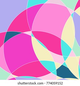 Abstract pattern with multi-colored parts. Colorful concept for the design of promotional products