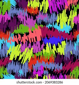 Abstract pattern in neon colors. Endless vector texture. Print for fabric, wall paper, textile print, scrapbook paper, wrapping paper, notebook covers, cosmetics packing