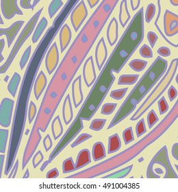 Abstract pattern for new design work with handmade doodle. Zentangle inspired art style.