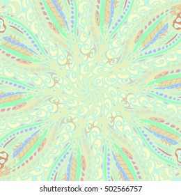 Abstract pattern for new design work with handmade doodle. Zentangle inspired art style.