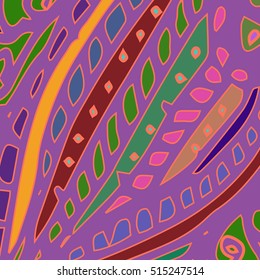 Abstract pattern for new design work with handmade doodle. Zentangle inspired art style.