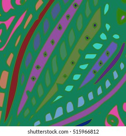 Abstract pattern for new design work with handmade doodle. Zentangle inspired art style.