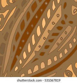 Abstract pattern for new design work with handmade doodle. Zentangle inspired art style.