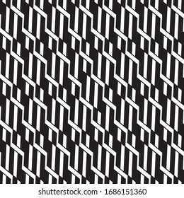 Abstract pattern with oblique black bands