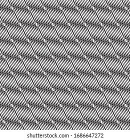 Patrón abstracto con elipses negras oblicuas