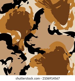 Abstract pattern on beige. Vector Illustration.