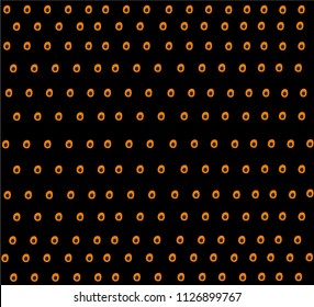Abstract pattern on the black background. Vector illustration