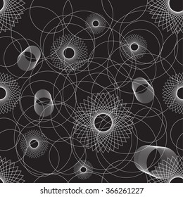 abstract pattern on black background