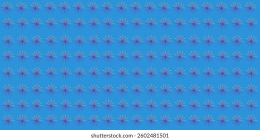 Abstract Pattern On The blue Background Stock Illustration