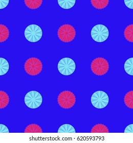 Abstract pattern on the blue background